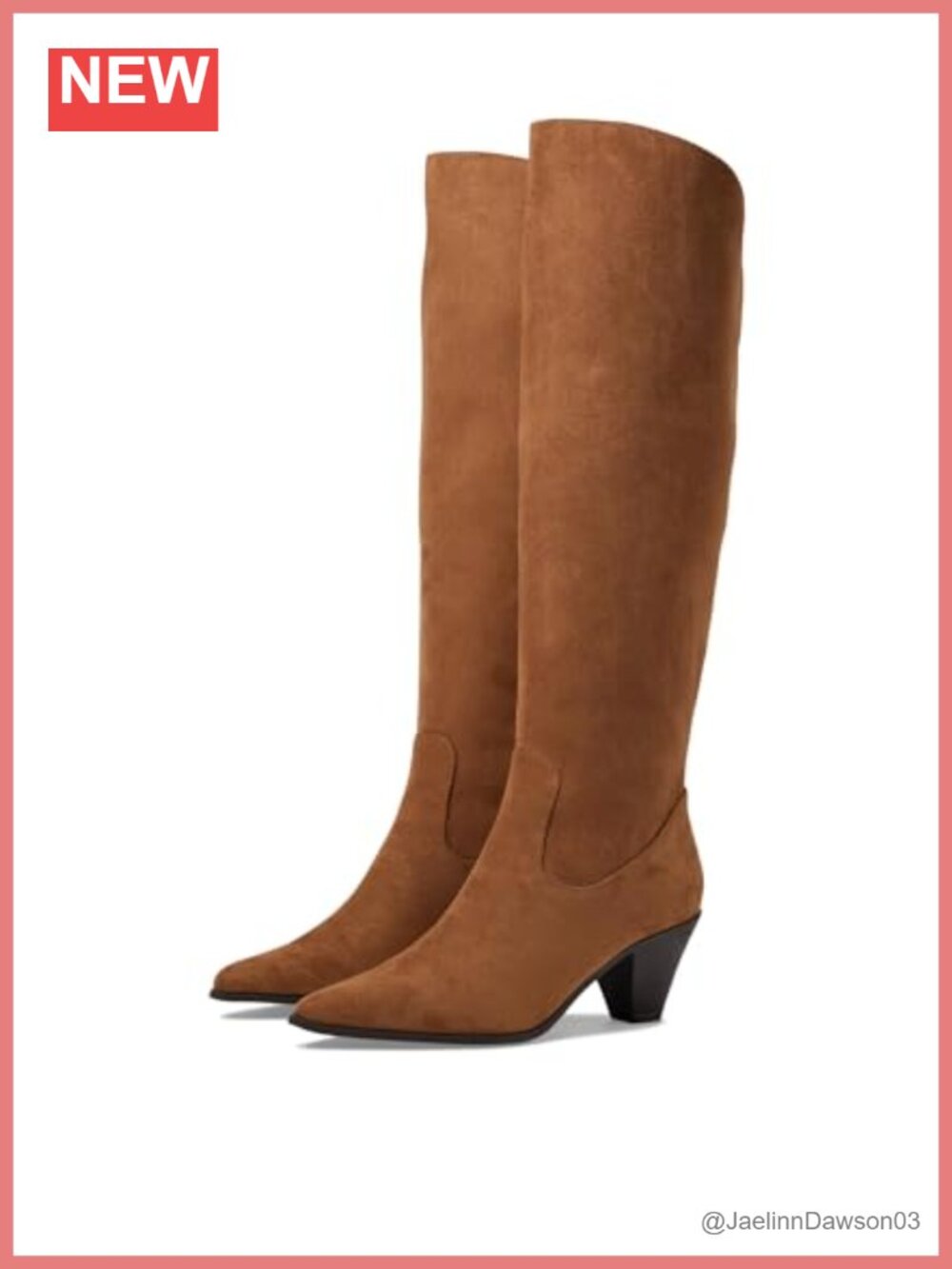 Anne Klein Wei Suede Bootie Mid Heel Pointed Toe Ankle Boots